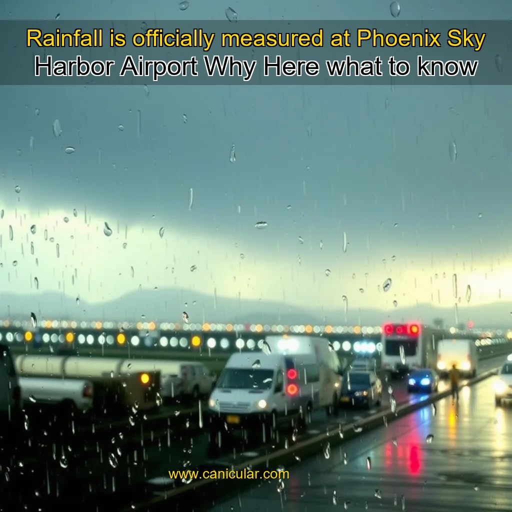 Read more about the article Rainfall is officially measured at Phoenix Sky Harbor Airport  Why  Here what to know