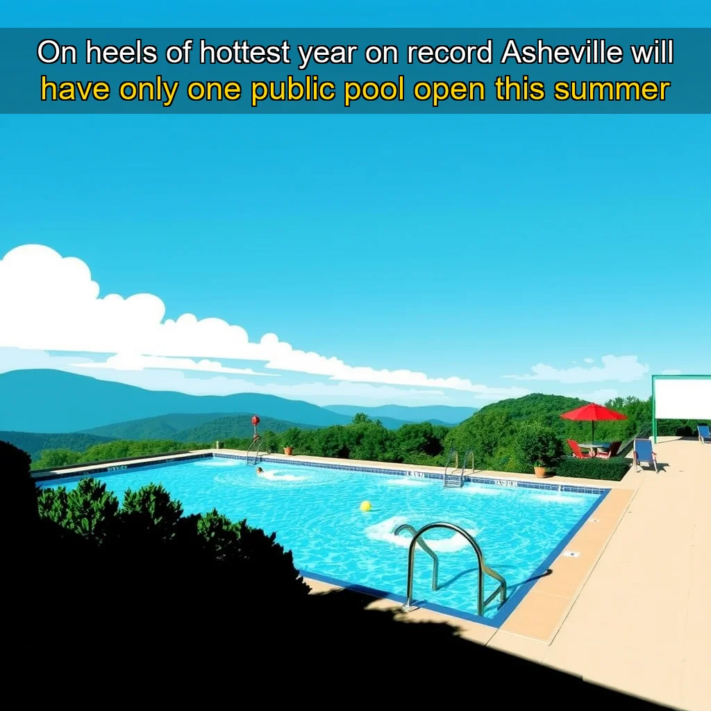 Read more about the article On heels of hottest year on record  Asheville will have only one public pool open this summer
