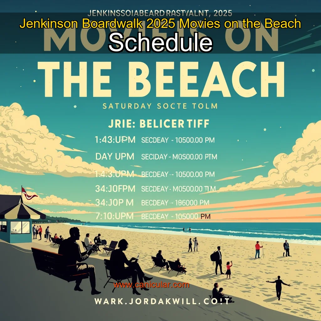 Read more about the article Jenkinson Boardwalk 2025 Movies on the Beach Schedule
