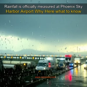 Read more about the article Rainfall is officially measured at Phoenix Sky Harbor Airport  Why  Here what to know