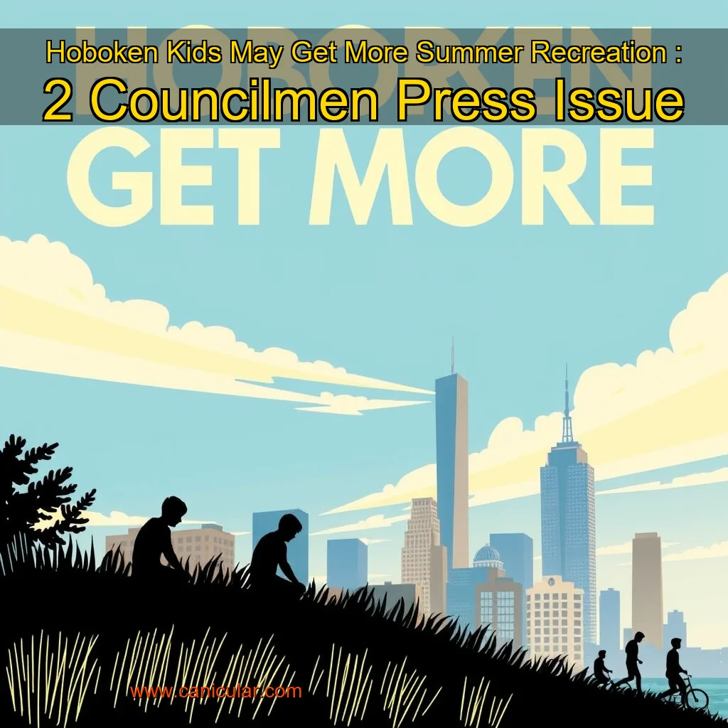 Read more about the article Hoboken Kids May Get More Summer Recreation : 2 Councilmen Press Issue