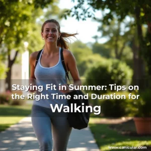 Read more about the article Staying Fit in Summer: Tips on the Right Time and Duration for Walking
