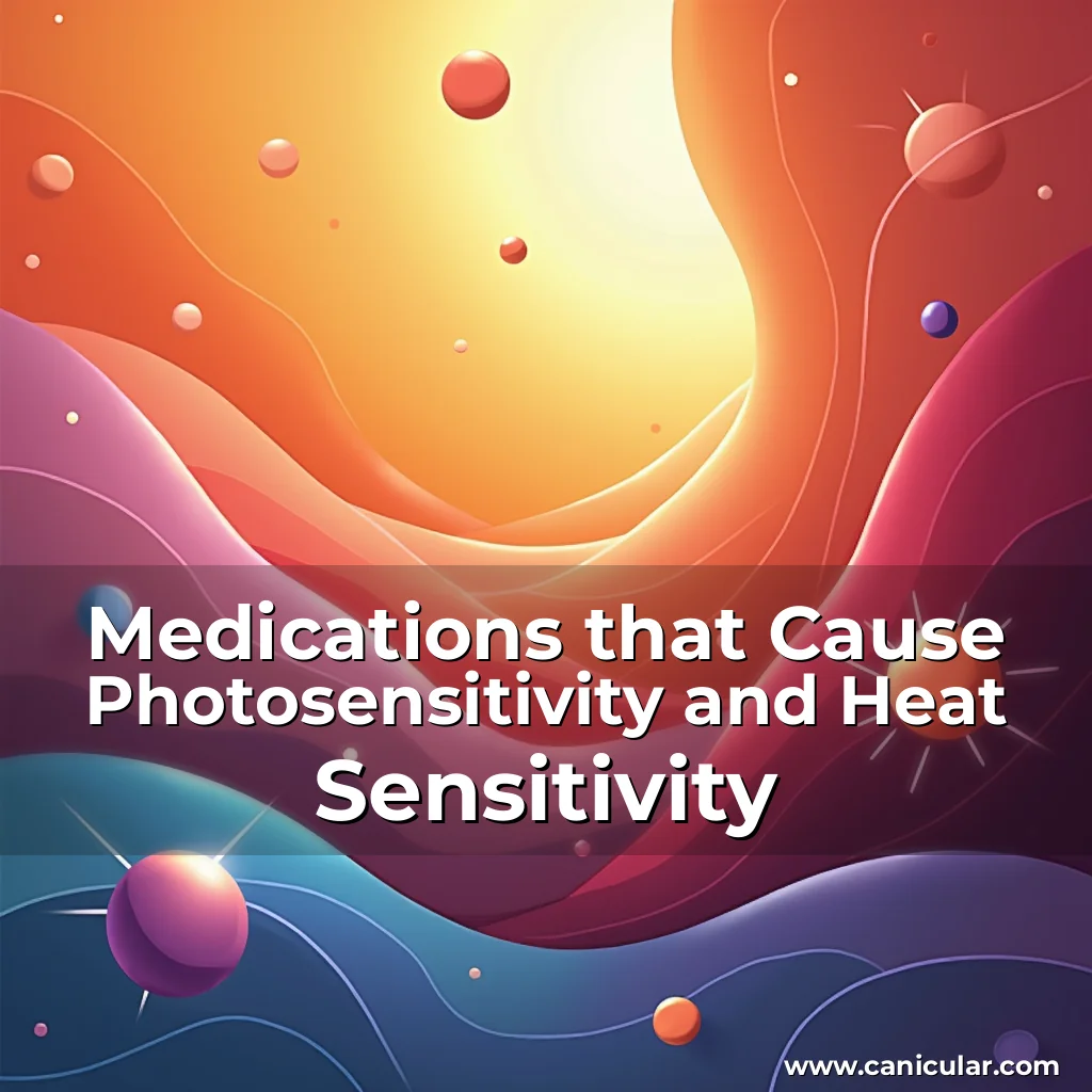 Read more about the article Medications that Cause Photosensitivity and Heat Sensitivity