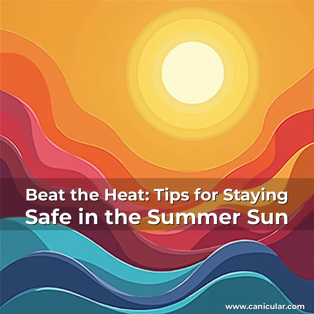 Read more about the article Beat the Heat: Tips for Staying Safe in the Summer Sun