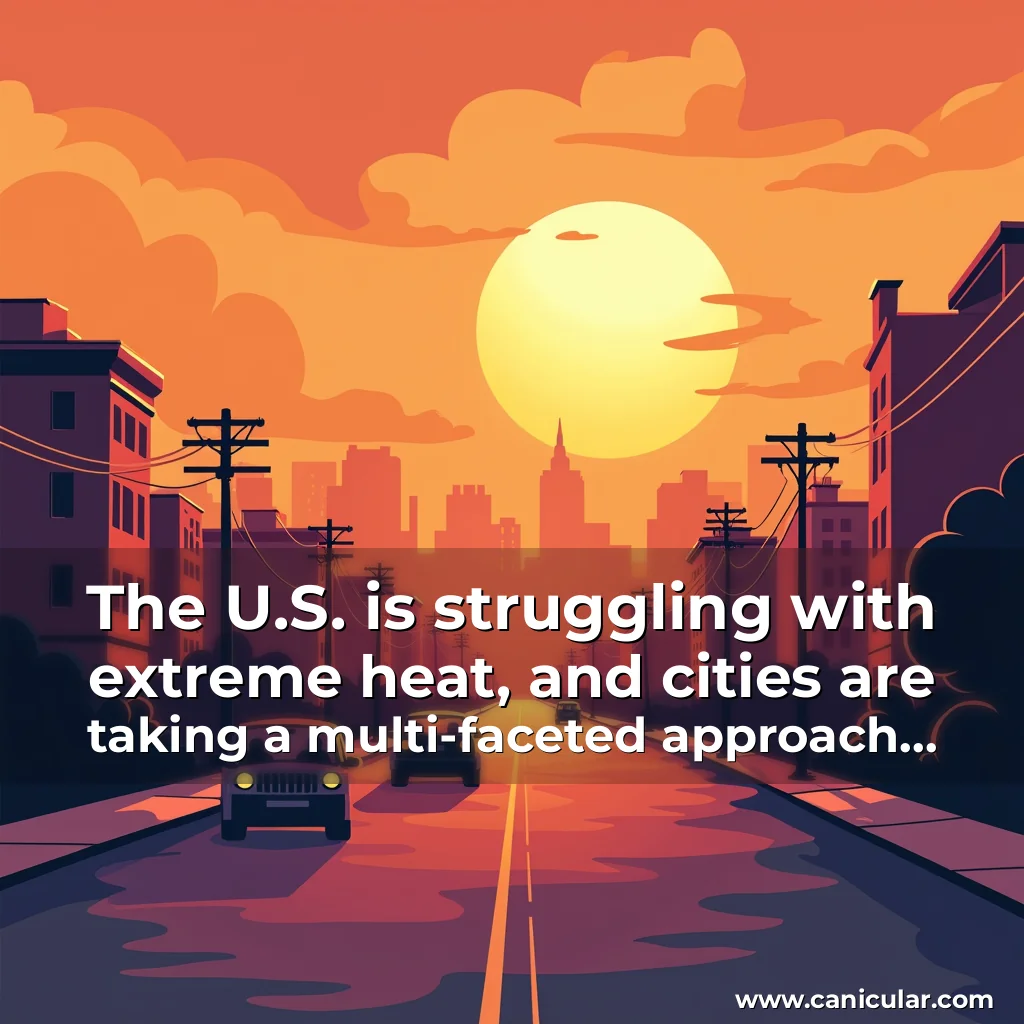 Read more about the article The U.S. is struggling with extreme heat, and cities are taking a multi-faceted approach to mitigate its impacts