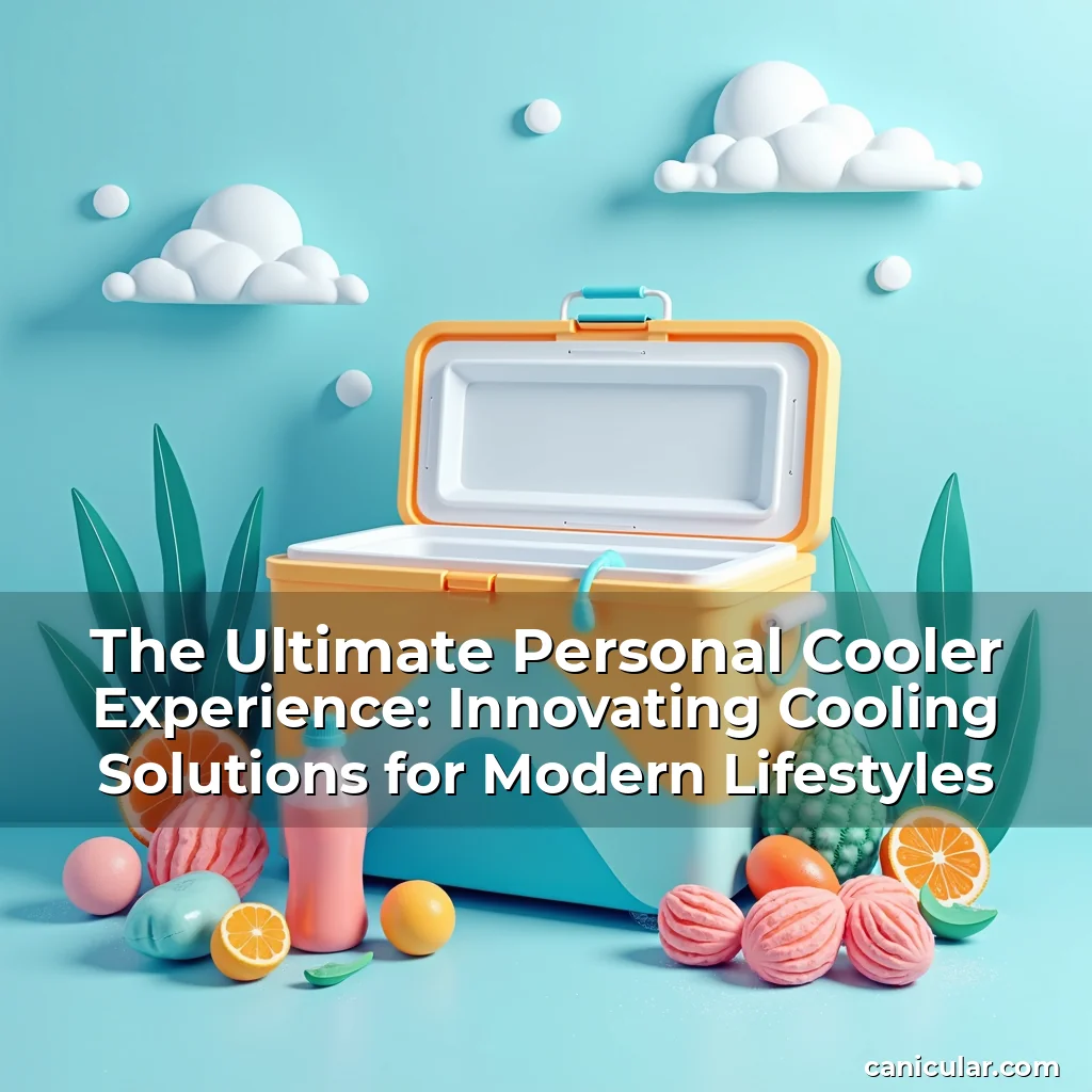 Read more about the article The Ultimate Personal Cooler Experience: Innovating Cooling Solutions for Modern Lifestyles