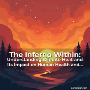 Artistic representation for The Inferno Within: Understanding Climate Heat and Its Impact on Human Health and Ecosystems