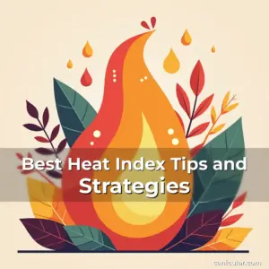 Artistic representation for Best Heat Index Tips and Strategies