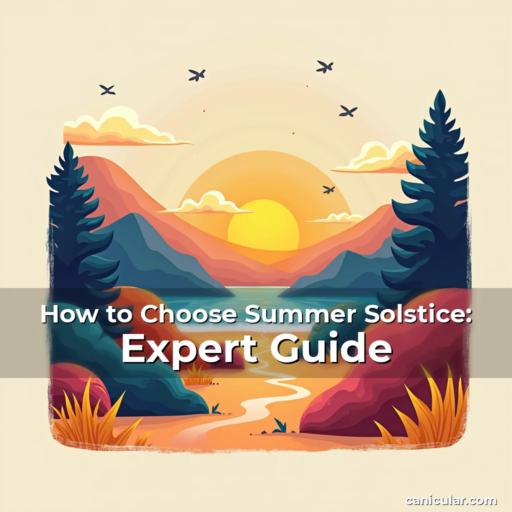 How to Choose Summer Solstice: Expert Guide
