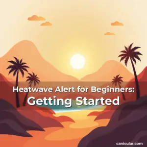 Artistic representation for Heatwave Alert for Beginners: Getting Started