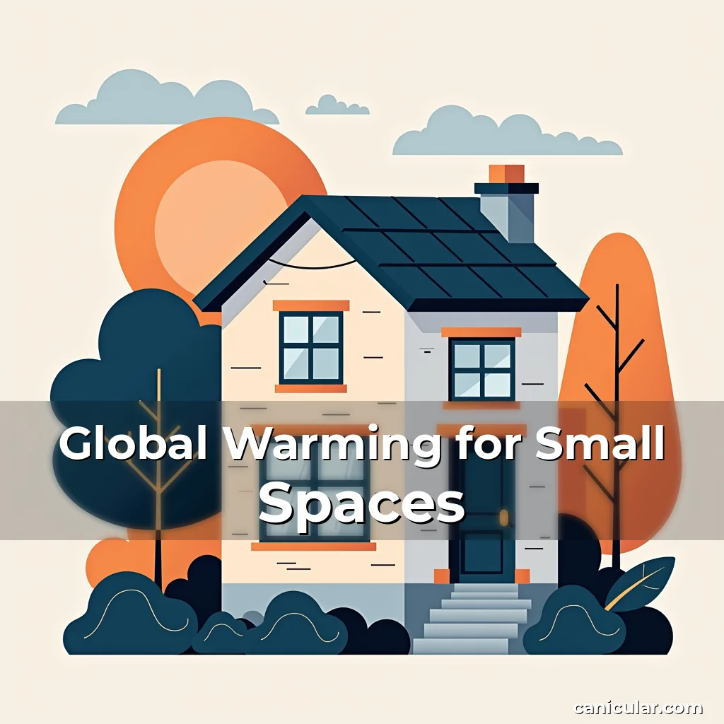 Artistic representation for Global Warming for Small Spaces