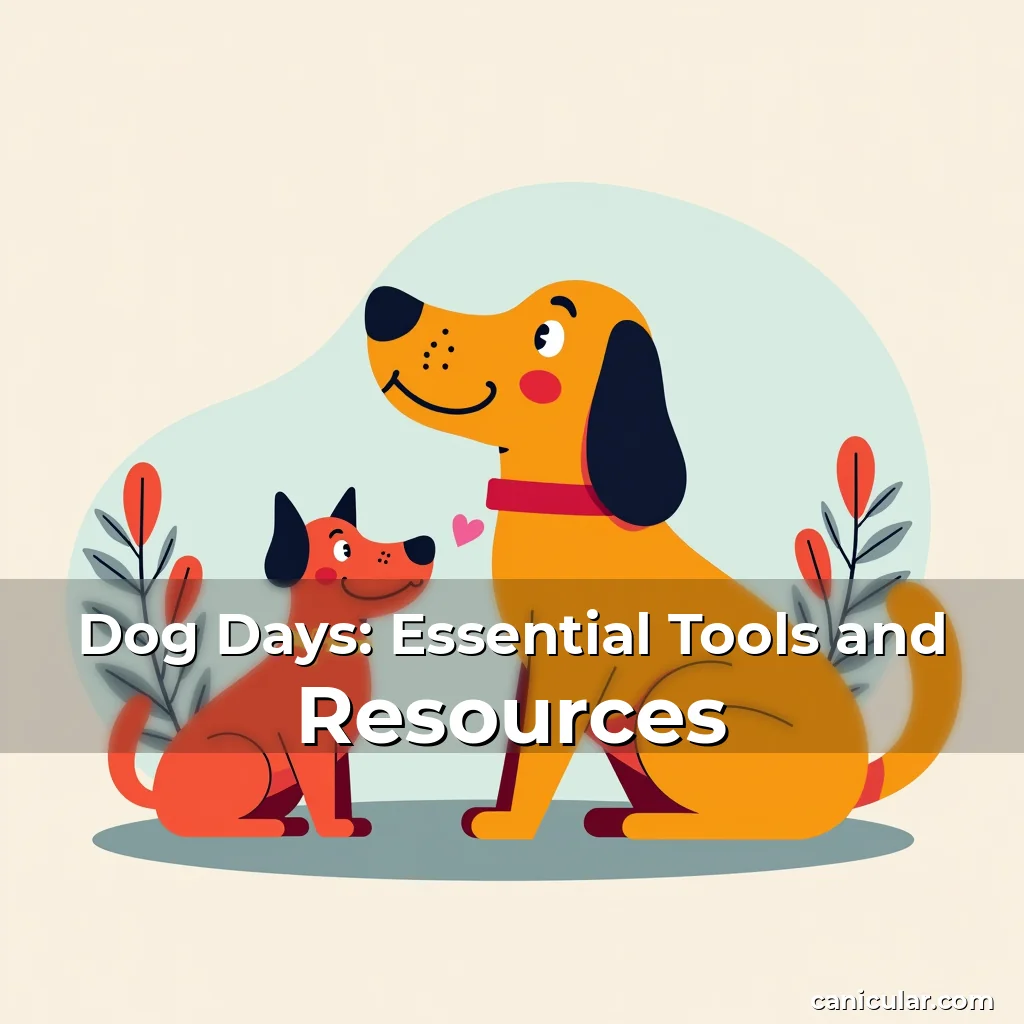 Artistic representation for Dog Days: Essential Tools and Resources