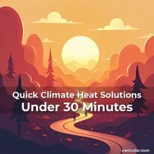 Artistic representation for Quick Climate Heat Solutions Under 30 Minutes