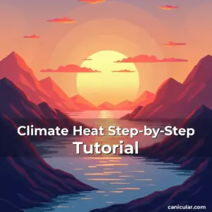 Artistic representation for Climate Heat Step-by-Step Tutorial