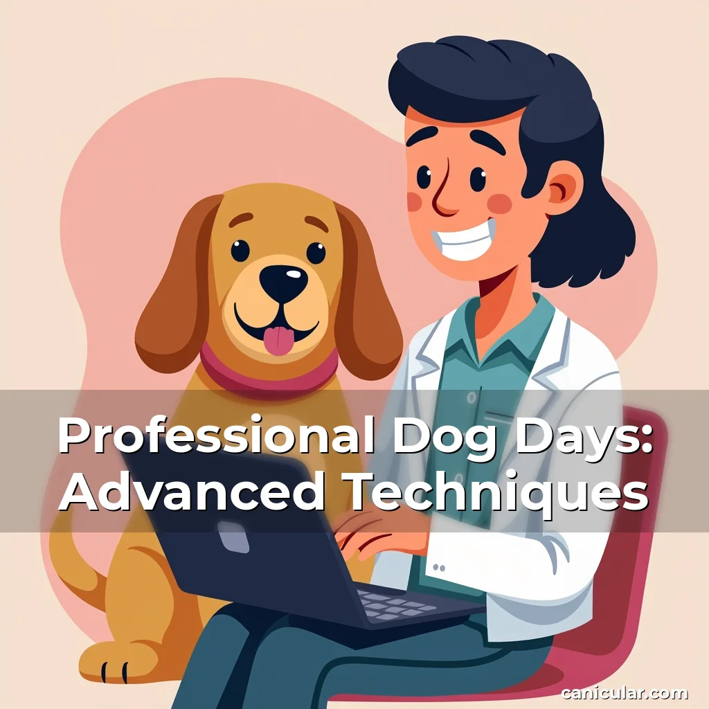 Artistic representation for Professional Dog Days: Advanced Techniques
