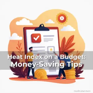 Artistic representation for Heat Index on a Budget: Money-Saving Tips