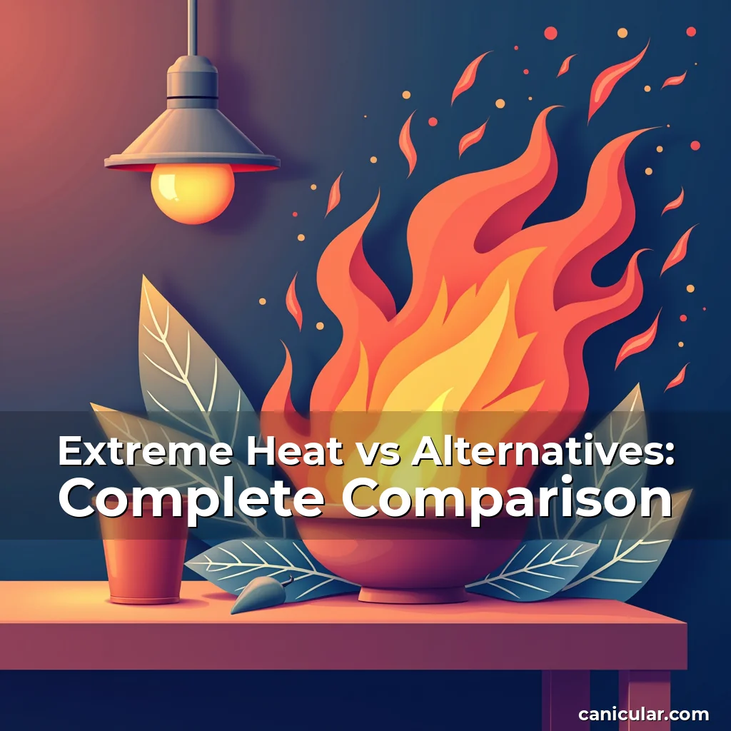 Artistic representation for Extreme Heat vs Alternatives: Complete Comparison