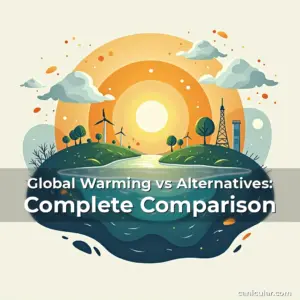 Artistic representation for Global Warming vs Alternatives: Complete Comparison