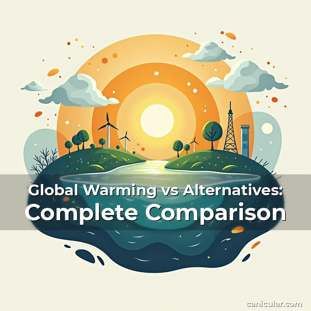 Artistic representation for Global Warming vs Alternatives: Complete Comparison