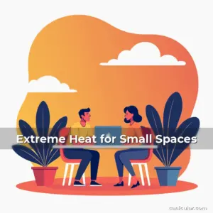 Artistic representation for Extreme Heat for Small Spaces