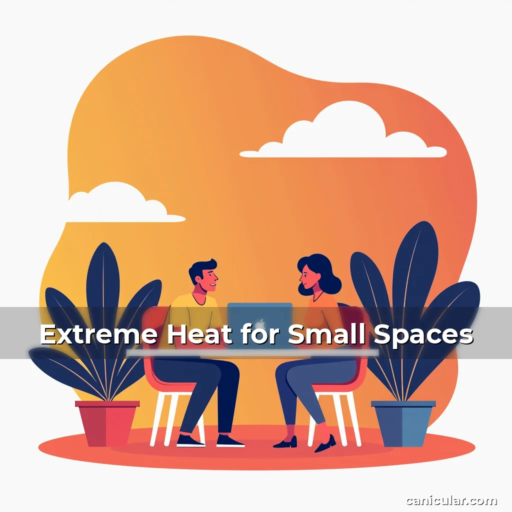 Artistic representation for Extreme Heat for Small Spaces