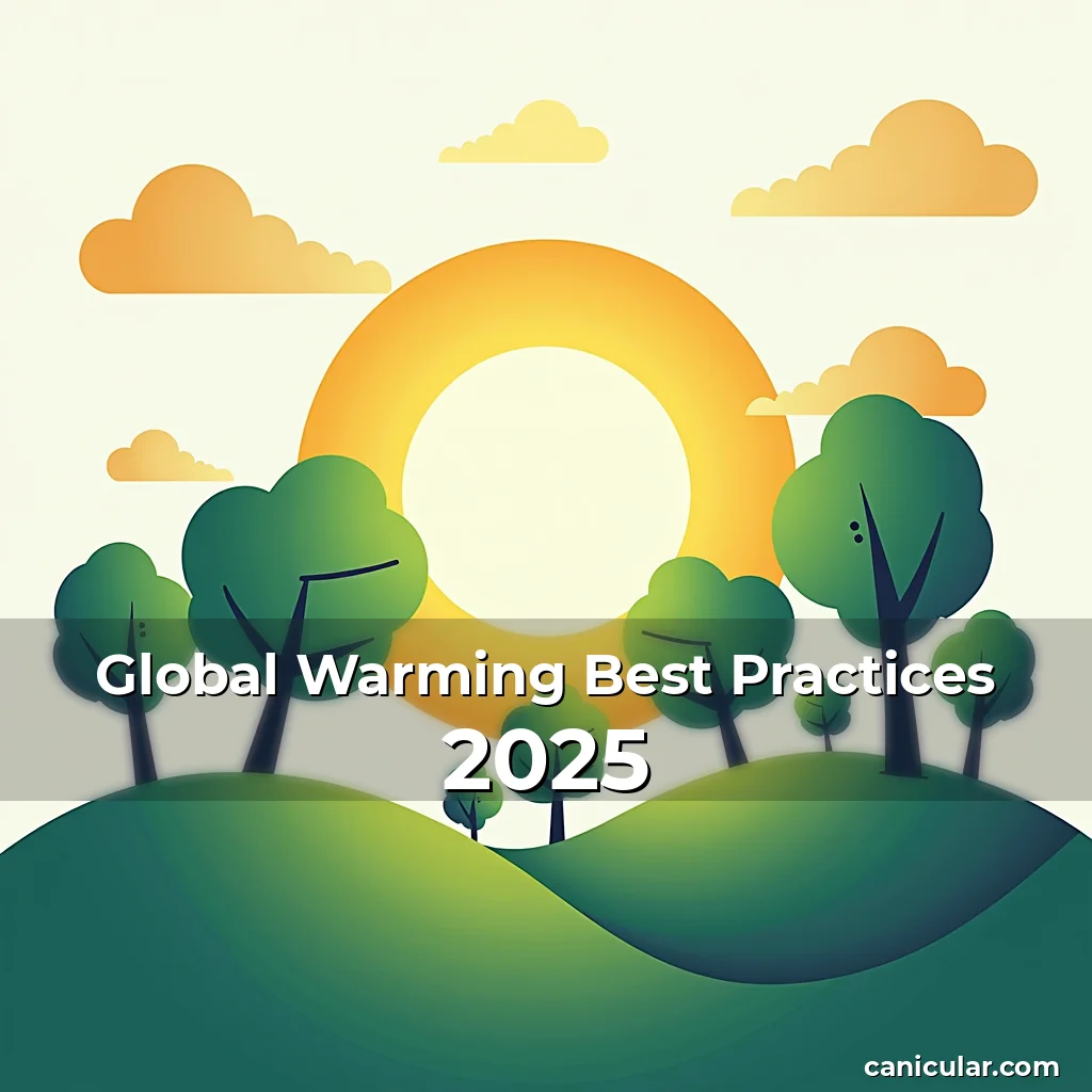 Artistic representation for Global Warming Best Practices 2025