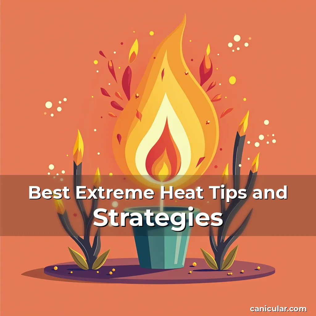 Artistic representation for Best Extreme Heat Tips and Strategies
