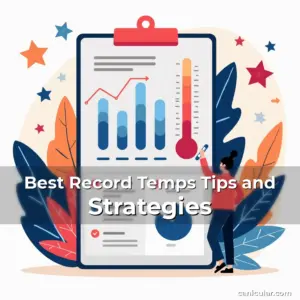 Artistic representation for Best Record Temps Tips and Strategies