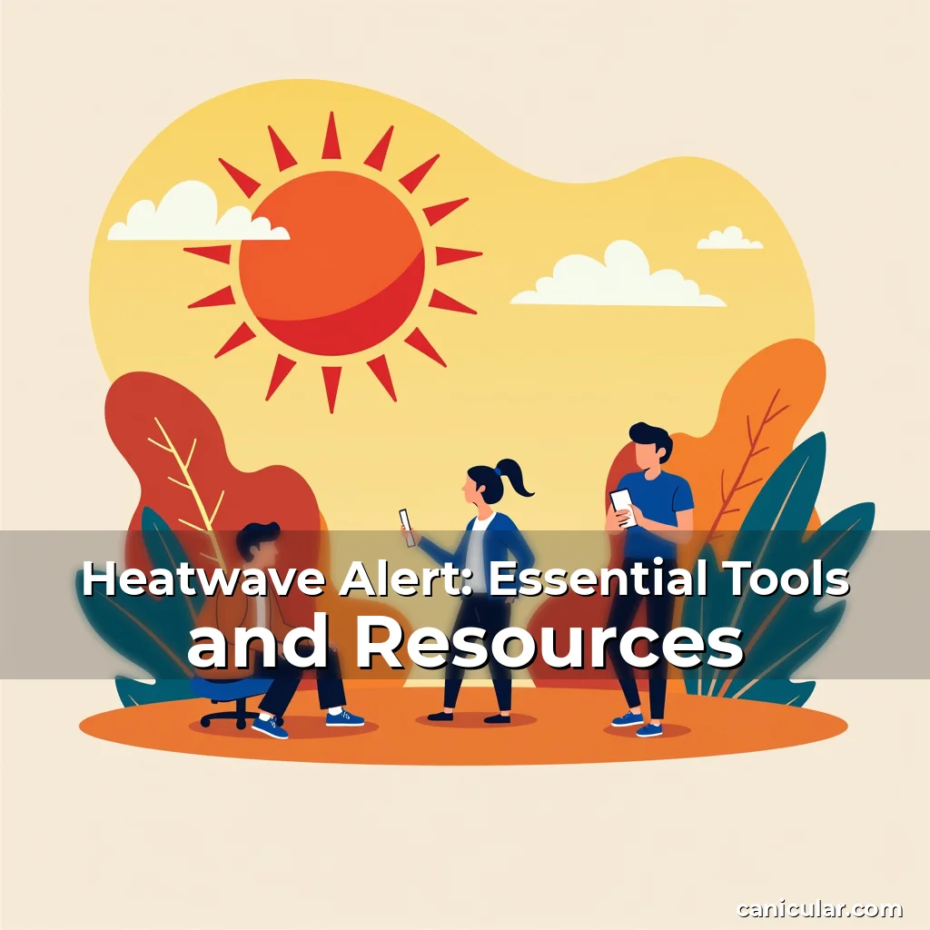 Artistic representation for Heatwave Alert: Essential Tools and Resources