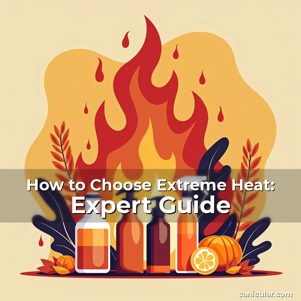 Artistic representation for How to Choose Extreme Heat: Expert Guide