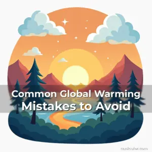 Artistic representation for Common Global Warming Mistakes to Avoid
