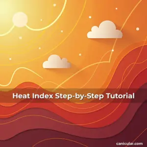 Artistic representation for Heat Index Step-by-Step Tutorial